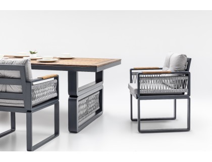 İmperial Alüminyum 6 kişilik Masa Takımı